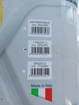 Copriletto 1 piazza e mezza trapuntato