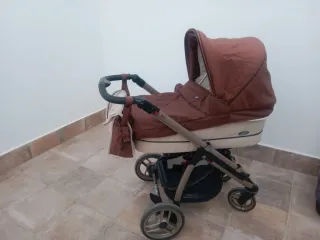 Carro de bebé Vogue marrón y beige