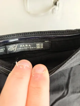 Tubino Zara Nero Taglia XS