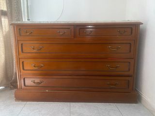 Conjunto Muebles Habitación: 2 Mesitas y Cómoda