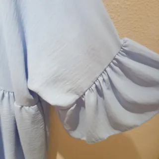 Camiseta azul mujer talla única