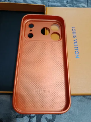 Cover iPhone 17 Pro Louis Vuitton Arancione
