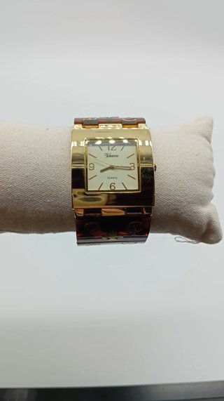 Orologio da polso Vaece donna oro e tartarugato