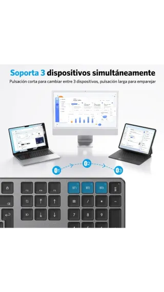 Teclado Inalámbrico OMOTON mac