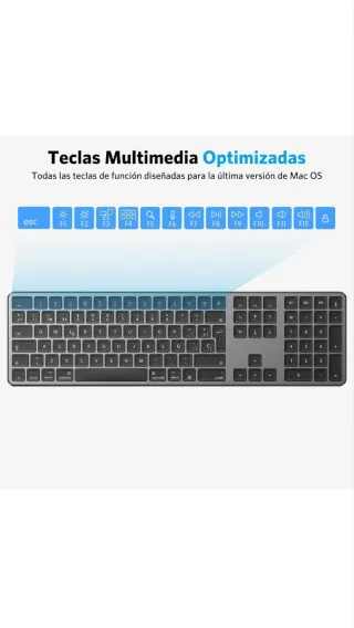 Teclado Inalámbrico OMOTON mac
