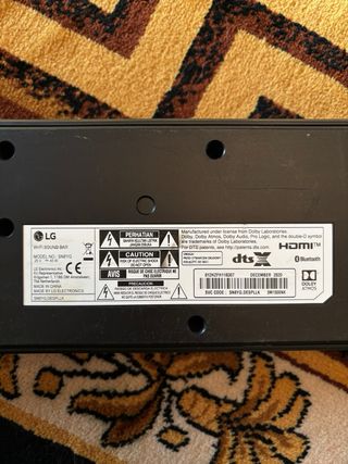 Barra de Sonido LG SN8YG Gris