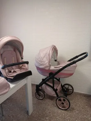Carrito bebé 2 piezas: capazo y sillita