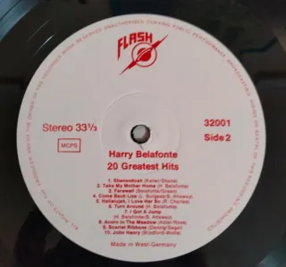 Vinilo nuevo Harry Belafonte 20 Greatest Hits