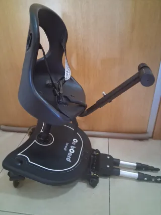 Plataforma con asiento para carrito