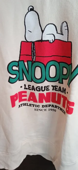 Sudadera Zara Snoopy  Talla 13-14