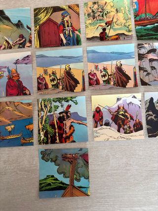 Cromos Vida y Costumbres De Los Vikingos Maga 1965