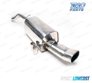 SILENCIOSO ESCAPE PARA VOLKSWAGEN VW GOLF IV 09 1996- INOX D