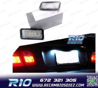 LUCES MATRÍCULA LED BMW E46 4 PUERTAS 98-05