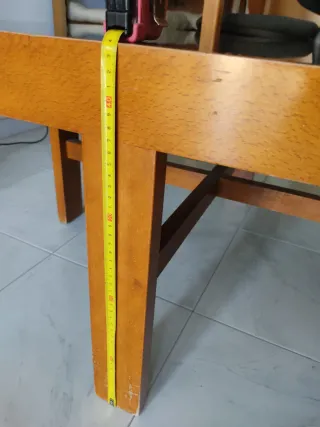 Mesa de centro madera y cristal