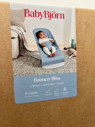 Hamaca BabyBjörn Bouncer Bliss azul