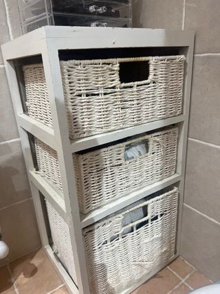Mesa Auxiliar Zara Home con Cestas