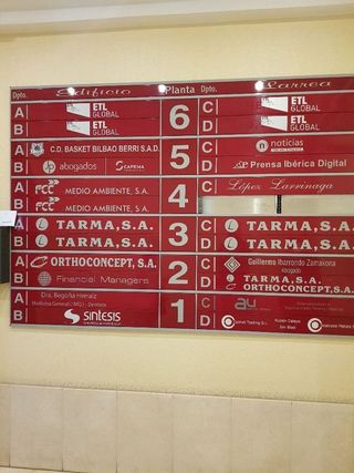 Oficina en alquiler en Barrio de Abando en Bilbao