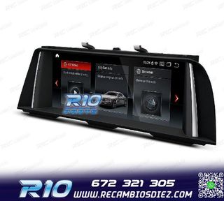 RADIO GPS ANDROID 12 BMW F10 F11 13- CON SISTEMA NBT