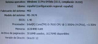 TORRE GAMING i5-16G RAM-SSD-HDD-GTX 1050TI 4GB-W11