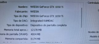 TORRE GAMING i5-16G RAM-SSD-HDD-GTX 1050TI 4GB-W11