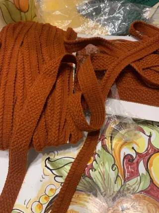 Gallone in lana col. Ruggine