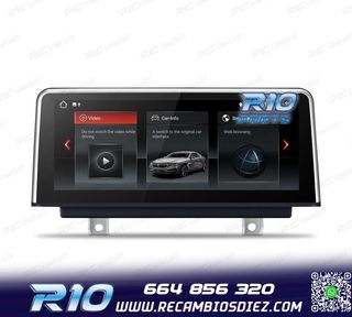 RADIO GPS ANDROID 14 BMW SERIE 3 SERIE 4 10,25"
