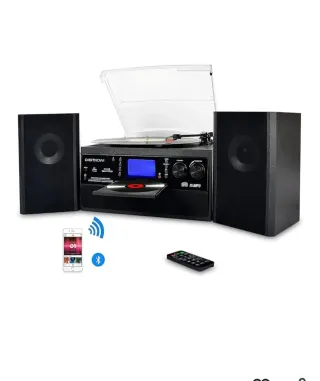 Giradischi Digitnow Bluetooth USB MP3