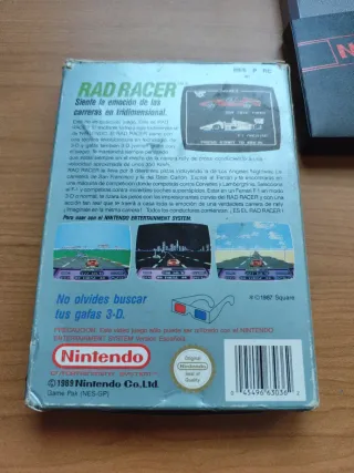 Rad Racer Nintendo NES Español