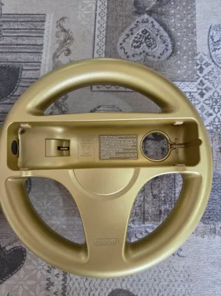 Wii Telecomando Oro Zelda e 2 Volanti