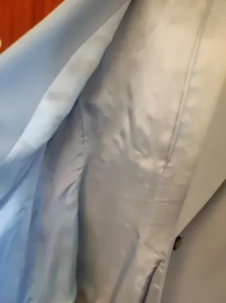 Chaqueta de vestir Zara azul mujer