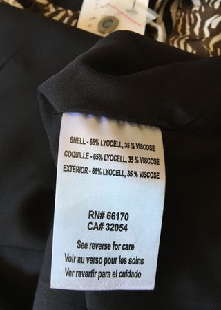 Falda midi marrón y negra Anthropologie XS £98