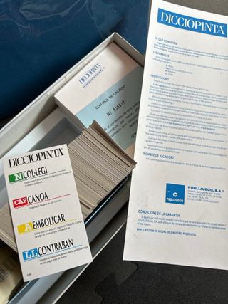 Juego de mesa Dicciopinta retro 1993