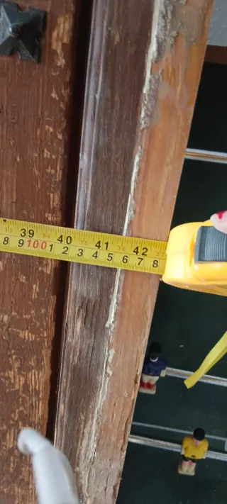 Puerta doble madera exterior