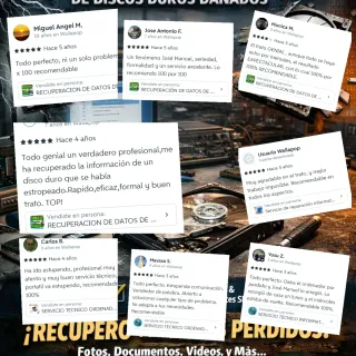 Recuperación de Datos Discos Duros Dañados
