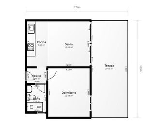 Piso en venta en Las Atalayas - Urmi - Cerro Mar en Peñíscola