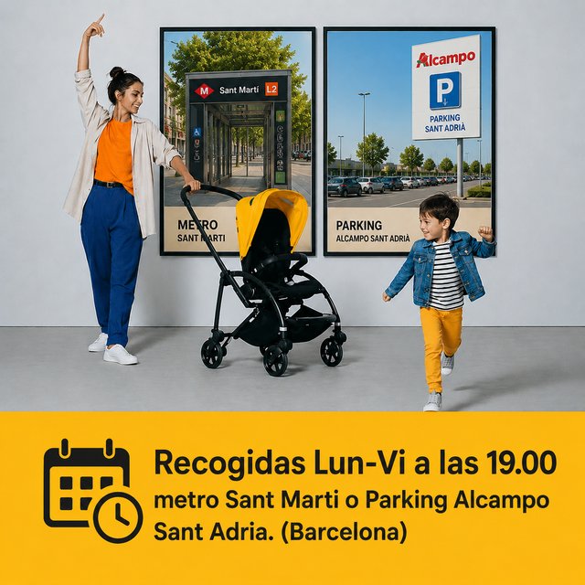 Funda de silla Bugaboo bee 5 de color negro