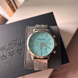 Reloj Thomas Sabo plateado y turquesa