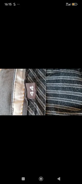 Pantalón gris hombre T44