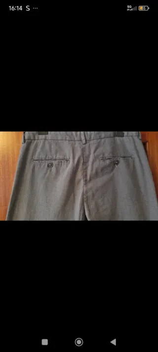 Pantalón gris hombre T44