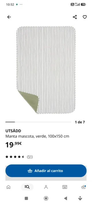 Cama para mascotas Ustad IKEA