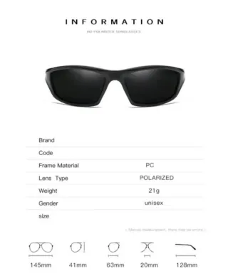 Gafas de sol polarizadas Cat3 + estuche