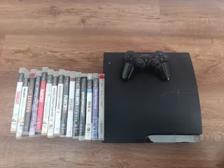 Consola PlayStation 3 Negra + Mando + Juegos