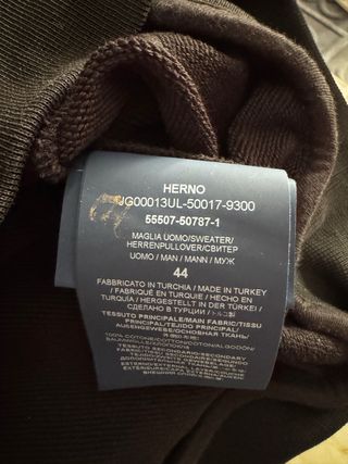 Sudadera Herno Negra