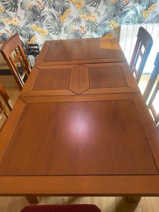 Conjunto Muebles Salón Madera Pino- Precio negocia