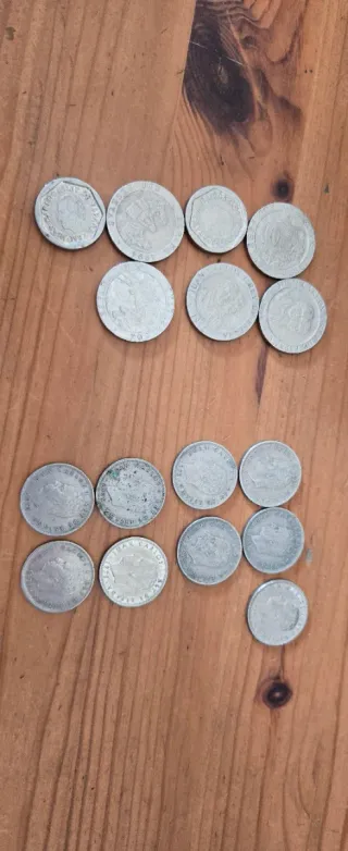 Lote de  monedas antiguas españolas