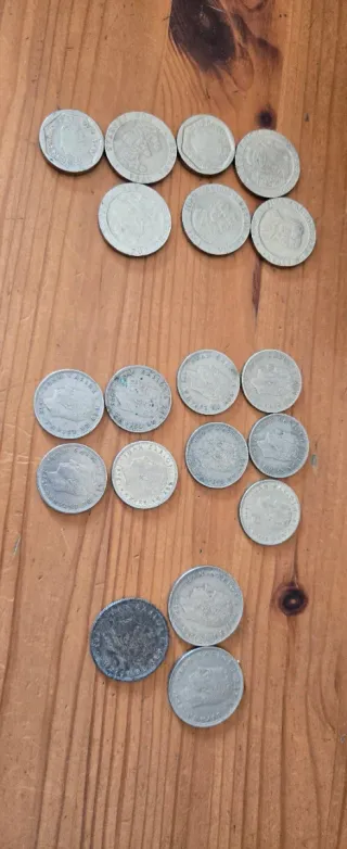 Lote de  monedas antiguas españolas