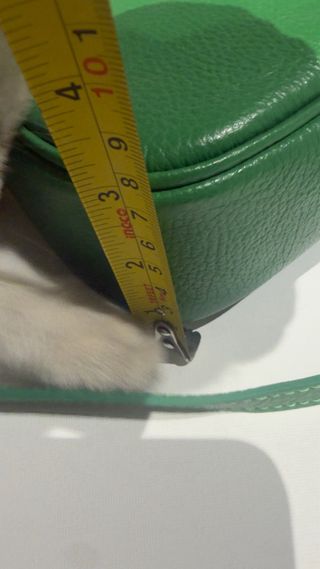 Bolso de piel verde Mia Tomazzi