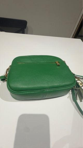 Bolso de piel verde Mia Tomazzi
