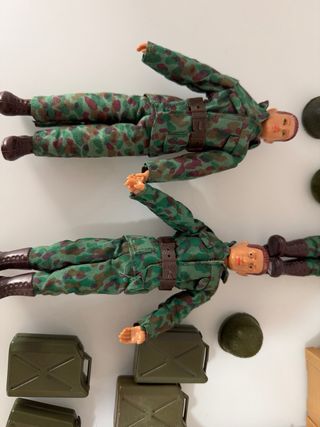 Lote Madelman Misión campaña muñecos jeep y acceso