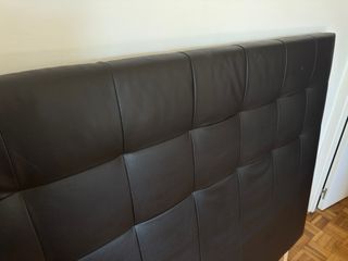 Cabecero cama doble 160 cm IKEA negro